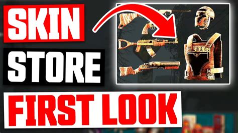 Rust Console Skin Store Is Here First Look At All New Skins Youtube