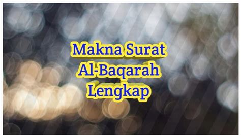 Explore, read and search publications in many languages. Makna surat Al-Baqarah, ayat 19-20 ( QS 2:19-20) | TAFSIR ...
