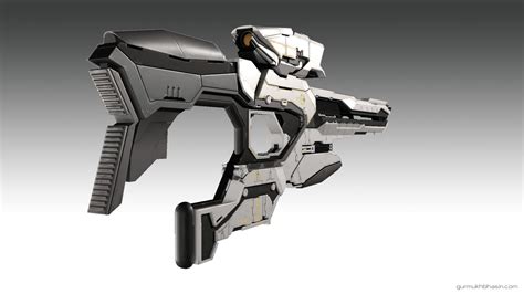 Art Of Gurmukh Bhasin Scifi Gun 3d Model