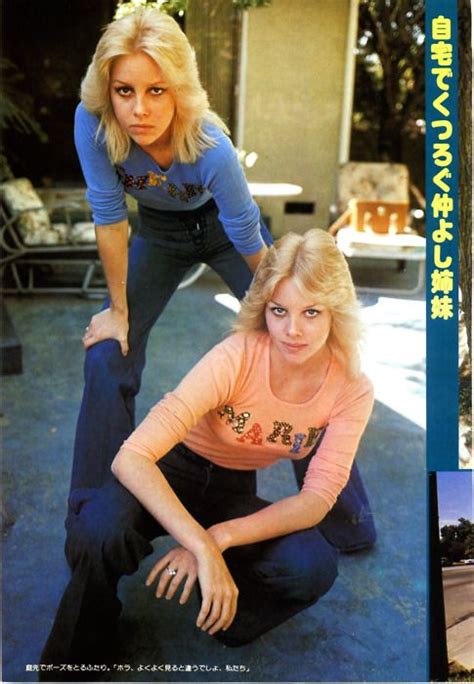 Marie And Cherie Currie By Brad Elterman Celebrity Twins Celebrity List Glam Rock Hottest
