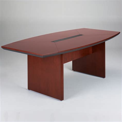 Boat Shaped 8′ Conference Table Macbride Office Furniture