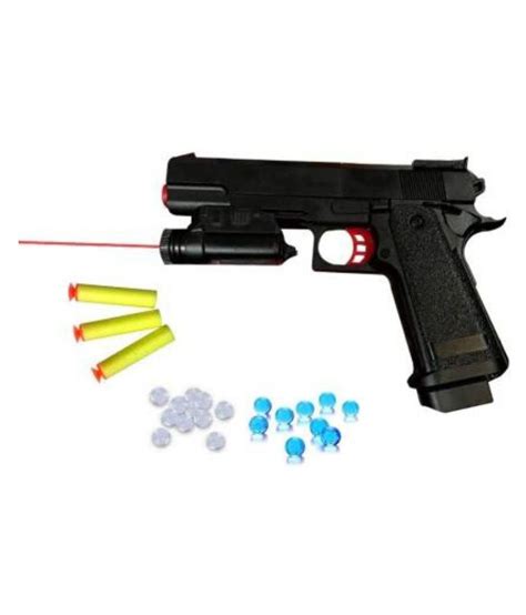 Air Pistol Gun Toy With 2 In 1 Shooting Function Water Crystal Jelly