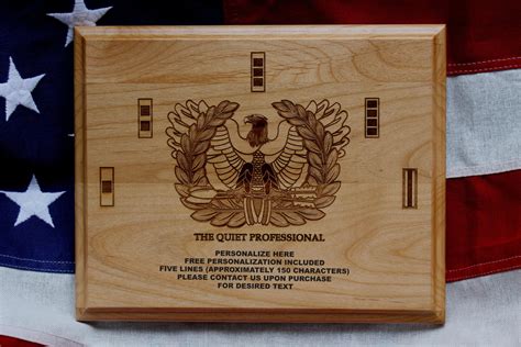 Us Army Chief Warrant Officer Plaque Eagle Rising The Quiet Profes