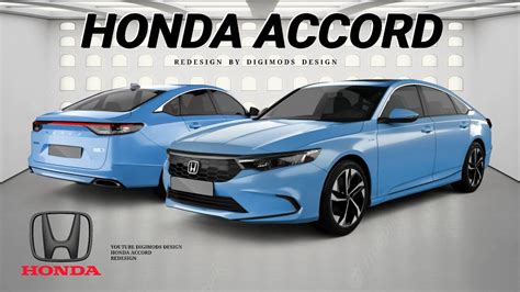 All New Honda Accord 2024 2025 Redesign Digimods Design Youtube