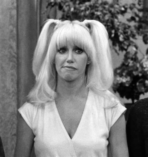 A Black And White Photo Of Chrissy Snow From Three S Company R