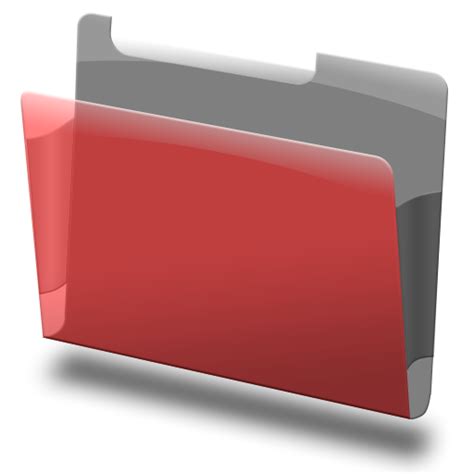 Labeled Red 2 Folder Files And Folders Icons