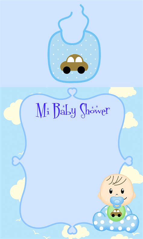 Invitaciones De Baby Shower Gratuitas Editables Y Recortables Reverasite