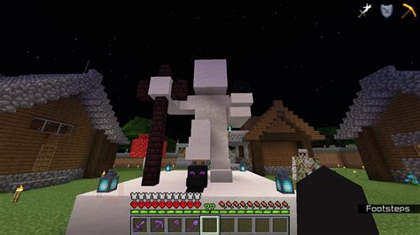 so after beating the ender dragon i made this small easy statue to remember it by r minecraft