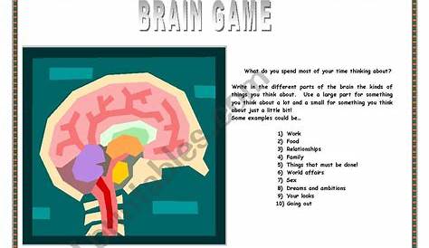 Brain Game - ESL worksheet by Lou2002