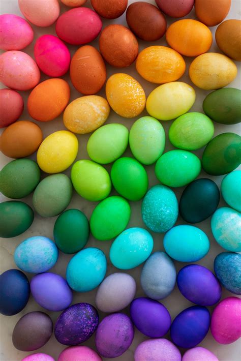 How To Dye Easter Eggs With Food Coloring 40 Colors