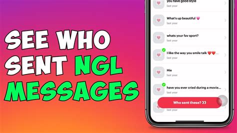 How To See Who Sent You Ngl Messages Easy Youtube