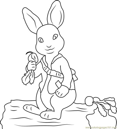 Peter Rabbit Coloring Page For Kids Free Peter Rabbit Printable