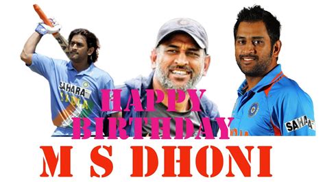 Ms Dhoni Birthday 🎉 Special Youtube