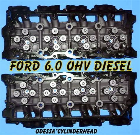 Sell Pair Ford 60 Turbo Diesel F350 Truck Cylinder Heads Cast 613