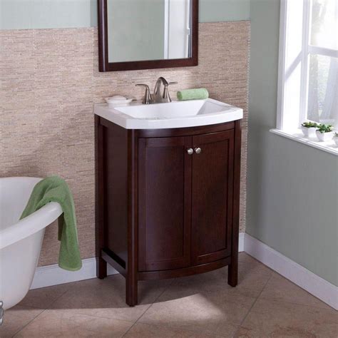 W bath vanity in white with cultured marble vanity top in white with white basin. Home Depot Bathroom Vanities 24 Inch | Bathroom Cabinets Ideas