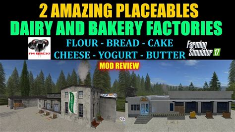 Farming Simulator Amazing Placeable Bakery And Dairy Mod Review