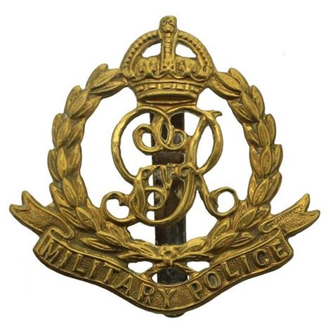 Ww1 Royal Military Police Corps Rmp Cap Badge George Vi