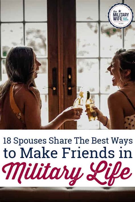18 military spouses share their best ways to make friends after pcsing