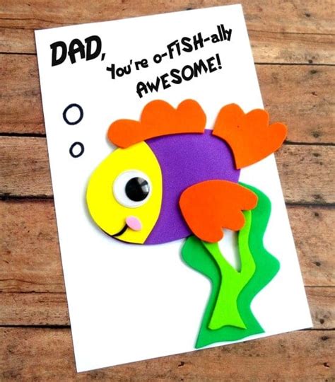 Great Ideas For Fathers Day Cards Do It Yourself Its Fun