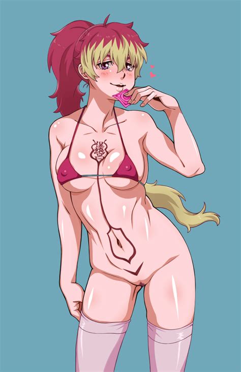 Rule 34 Ao No Exorcist Artist Request Bikini Bottomless Breasts