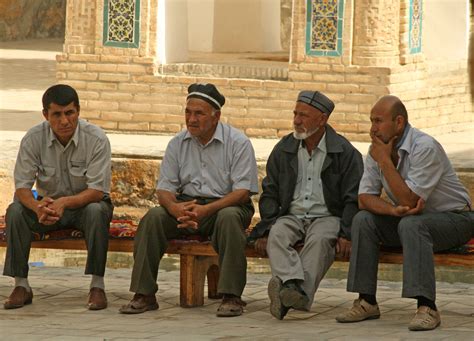 Uzbek Men Samarkand And The Silk Road Uzbekistan With Ke Adventure Travel