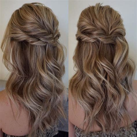Partial Updo Wedding Hairstyle
