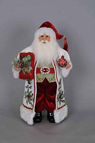 Karen Didion Holly Santa Figurine Karen Didion Originals Santa Claus