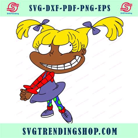 Angelica Pickles African American Rugrats Svg Svg Dxf Cricut