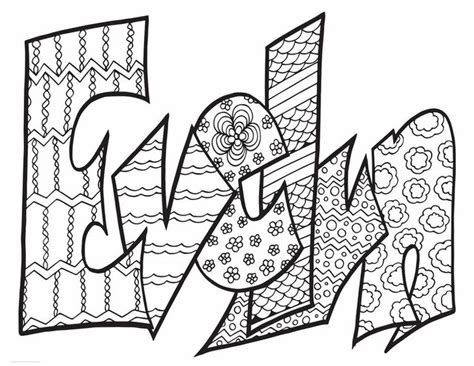 Evelyn Classic Doodle Free Coloring Page — Stevie Doodles Free