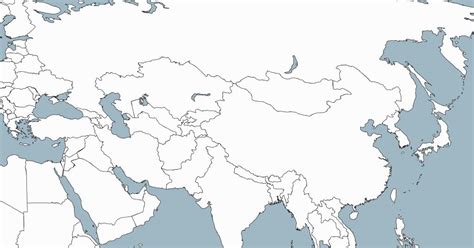 Blank Map Of Eurasia With Countries Best Eastern