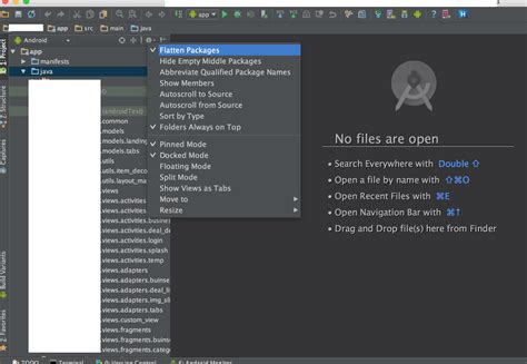 How To Un Merge Android Studio Packages Stack Overflow