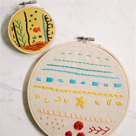 14 Types of Embroidery Stitches | Basic Embroidery Stitch Guide