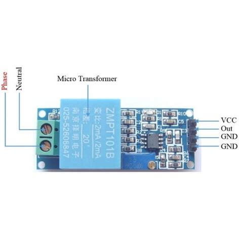 Buy Online Ac Voltage Sensor Zmpt101b Module In India At Low Cost From