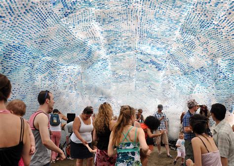 Gallery Of Studiokcas Head In The Clouds Pavilion Opens In Nyc 6