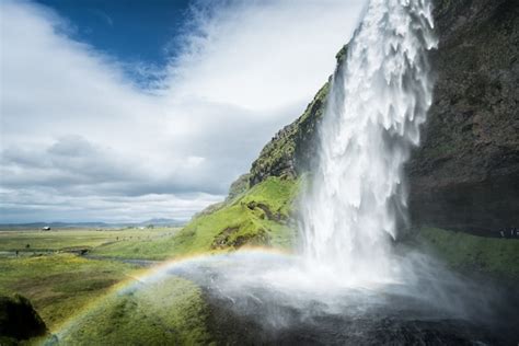 Premium Photo Seljalandsfoss Waterfall In Iceland In Summer