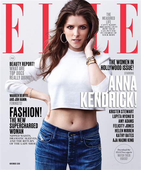 Anna Kendrick In Elle Magazine November 2016 Issue Hawtcelebs