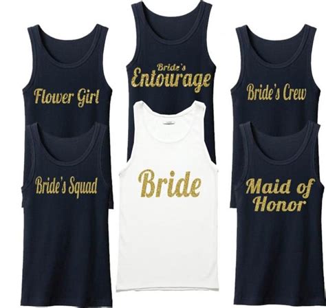 Bachelorette Party Shirts Bridal Party Shirts Bridesmaid Shirts Wedding Shirts Bridal Tank