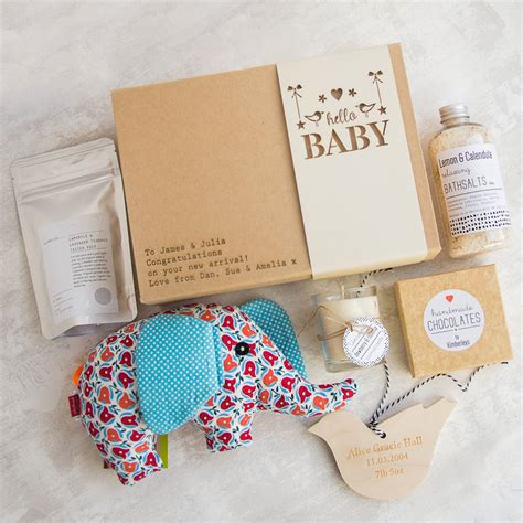 Hello Baby Personalised T Box By Fora Creative