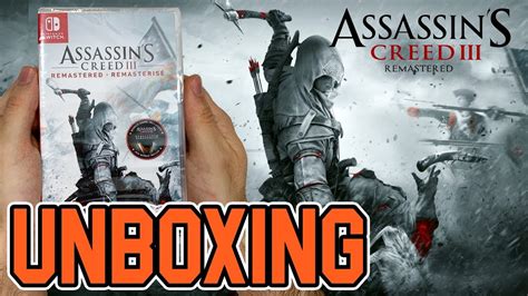 Assassins Creed 3 Remastered Nintendo Switch Unboxing Youtube