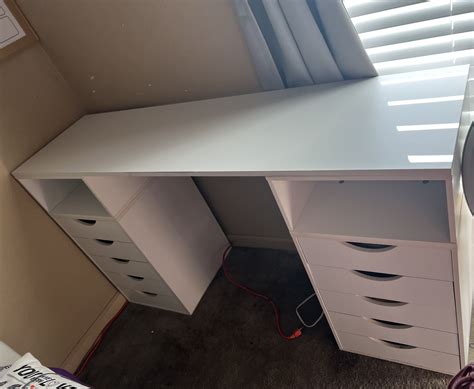 Michaels Desk Table Top 2 Cubes 2 Drawers For Sale In Rancho