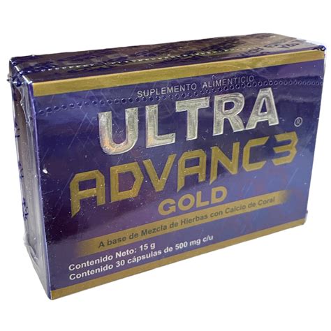 Ultra Advance Gold 30 Cápsulas De 500mg