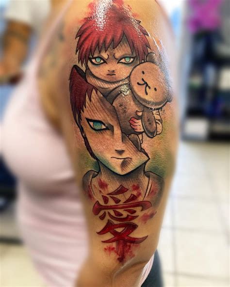Awesome 25 Gaara Tattoos For Naruto Fans In 2021 Cartoon Character