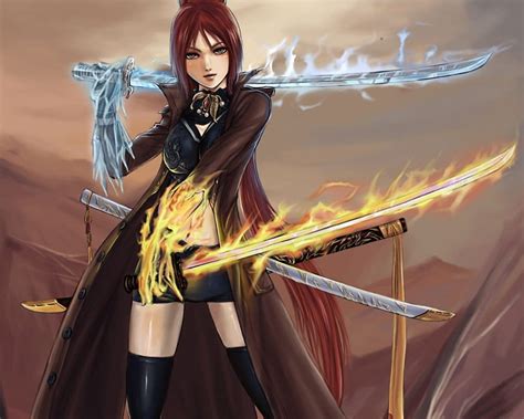 Free Download Fire N Ice Fighter Magic Fantasy Flame Blade