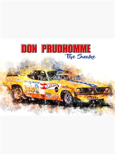 Don Prudhomme The Snake Framed Art Print For Sale By Theodordecker