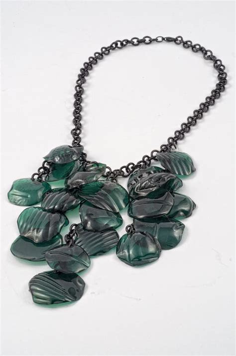 Ecojewelry Necklace From Recycled Plastic Bottles Royalty Free Stock