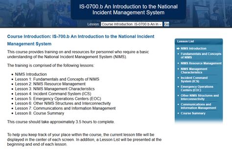 The National Incident Management System Nims Quizlet - FEMA ICS 700.B Answers - National Incident Management (NIMS)
