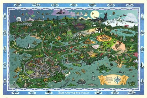 D23 Fantastic Worlds Curtis Wright Maps