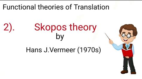 Skopos Theory Functional Theories Of Translation Skopos Theory Of