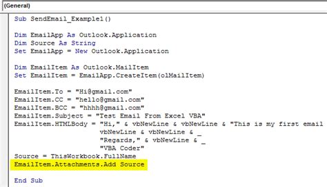 Vba Send Email From Excel Step By Step Code To Send Email