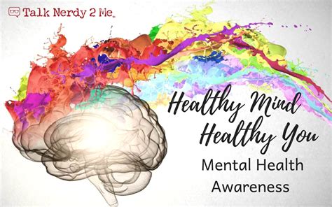 healthy mind healthy you mental health awareness